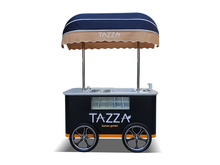 Lightweight Food Push Cart Model